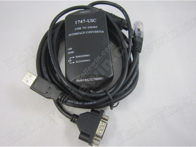 1747-UIC PLC Programming Cable USB to DH-485 Adapter for SLC5/01/02/03/05 