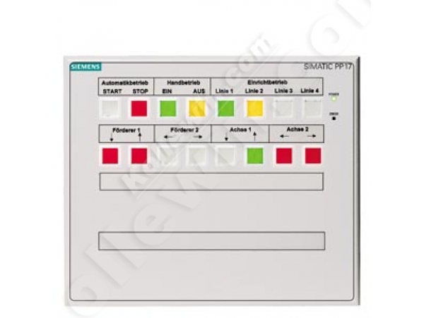 6AV3688-3CD13-0AX0 PUSH BUTTON PANEL PP17 I
