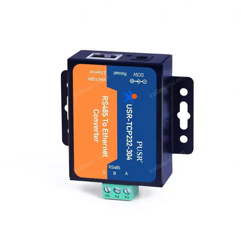USR-TCP232-304 TCP IP Support Multiple Work Mode Easy to Config Serial RS485 to Ethernet Converters