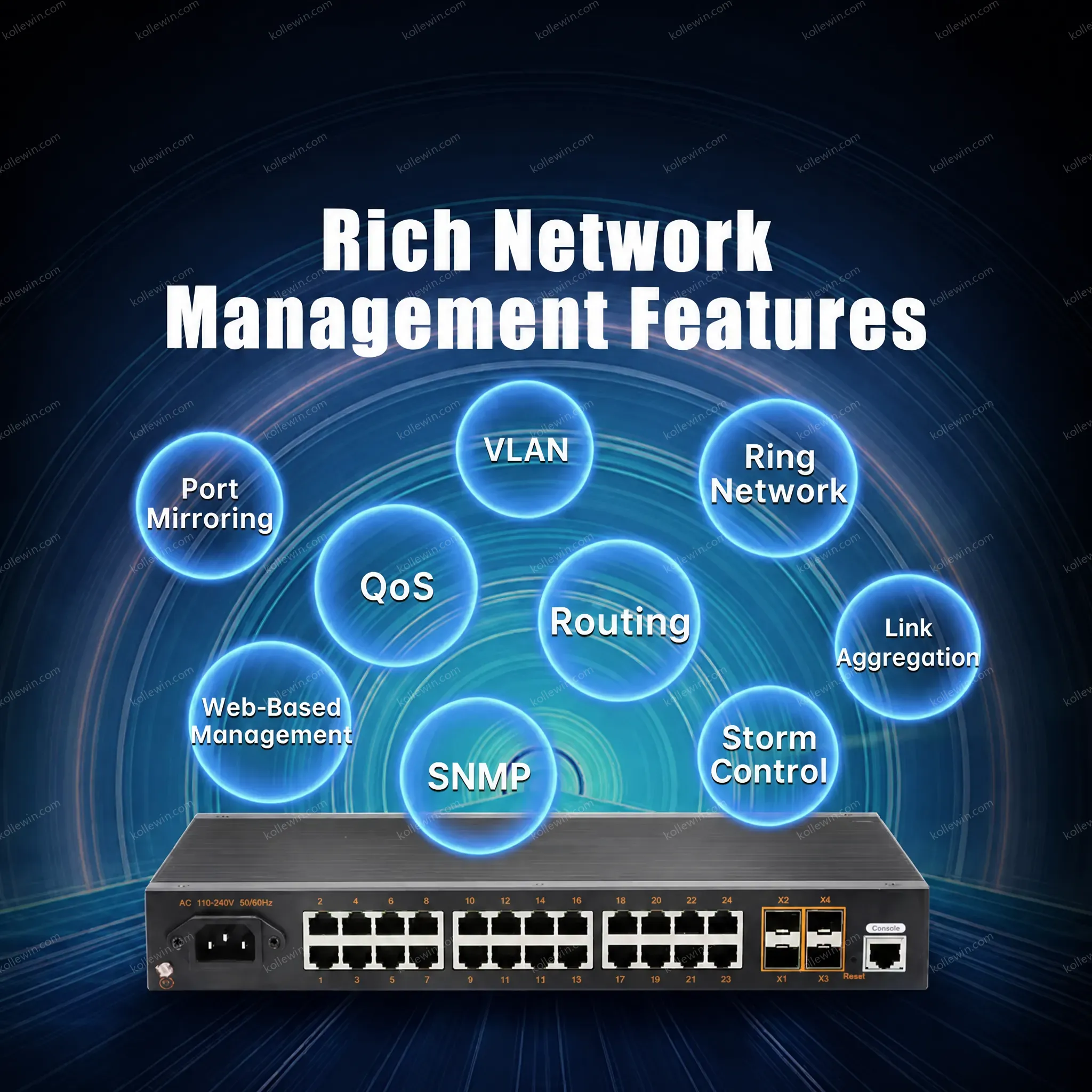 PUSR 5/8 Ports With 10/100/1000Mbps Gigabit Industrial Ethernet Switch Aluminum Housing Effective Cooling USR-ISG/ISF
