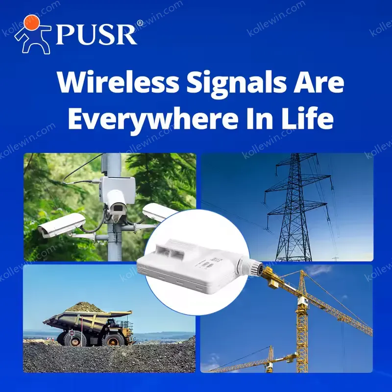 PUSR Point to Point/MultiPoint Gigabit Wireless Bridge 802.11a/n IPoll 3 15dBi with 1*RJ45, 10/100M LAN Ports up to 5KM ST508E