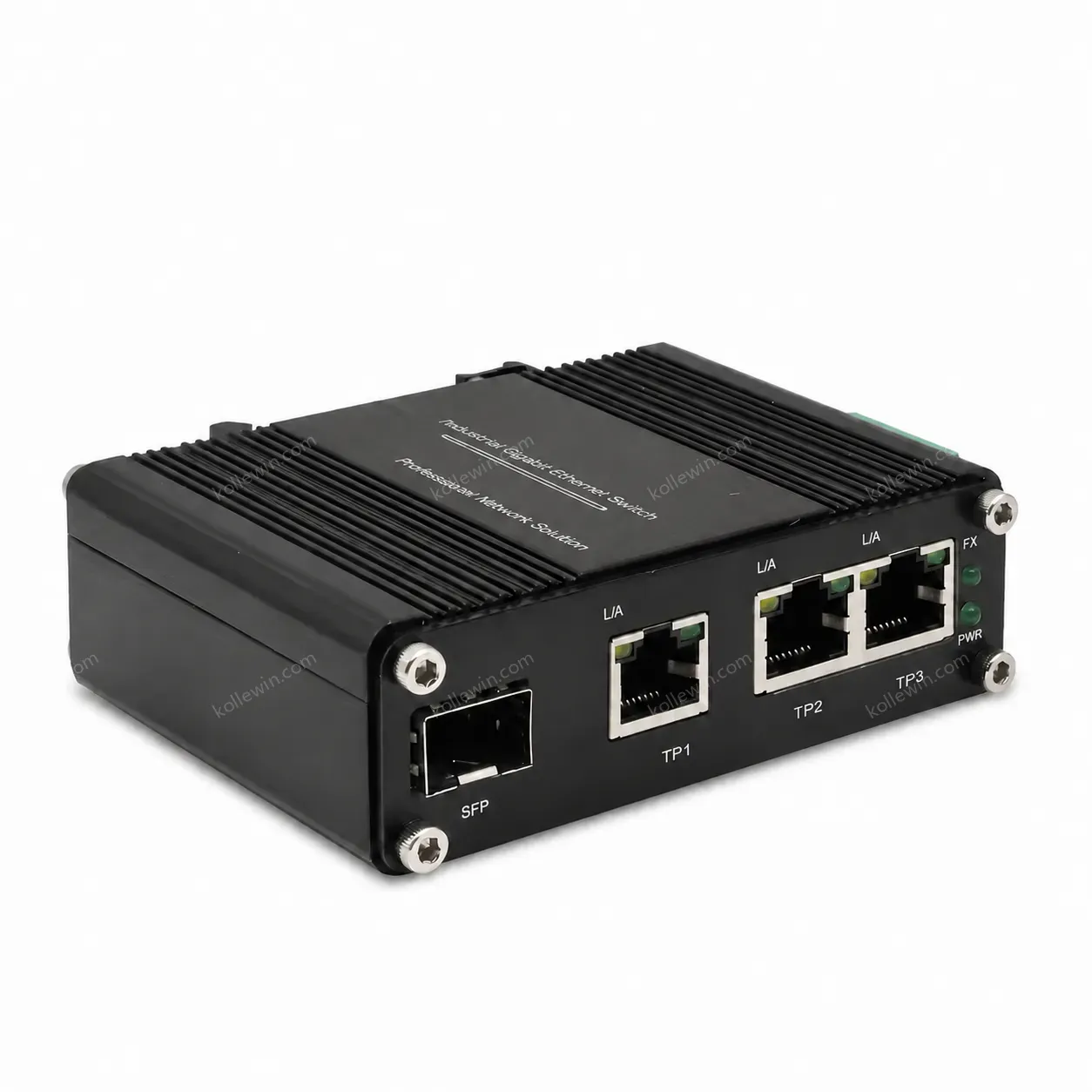 3 x 1000M RJ45 + 1 x 100M 1000M SFP Fiber Optic Industrial Gigabit Ethernet Switch with DIN rail