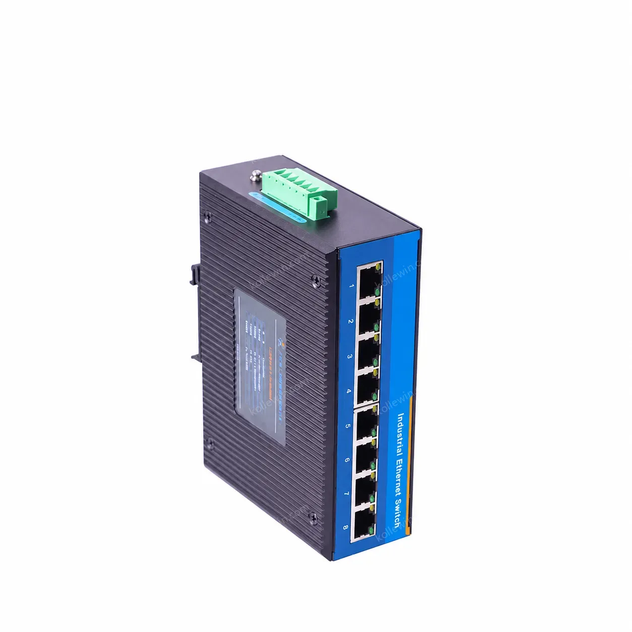 USR-ISG005 Series 10/100/1000Mbps 5 RJ45 Ports DIN-Rail Managed Gigabit Industrial Ethernet Switch with POE SNMP QoS
