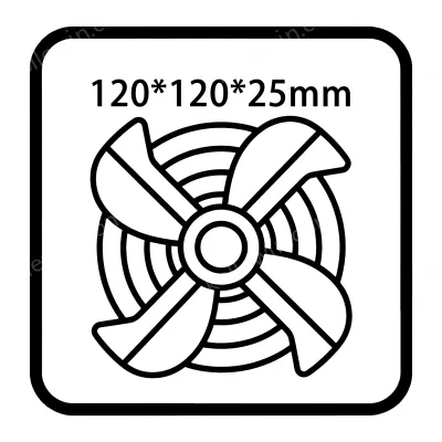 120*120*25mm