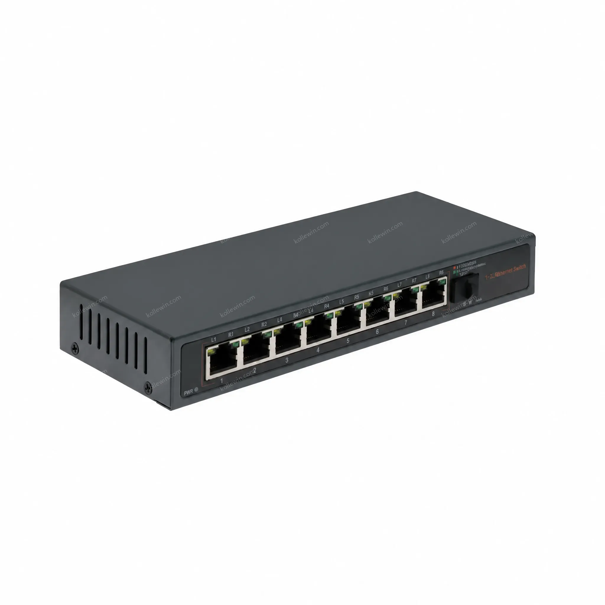 8x2.5Gbps RJ45 Ports + 1 x10G SFP+ Fiber Port Ethernet Switch
