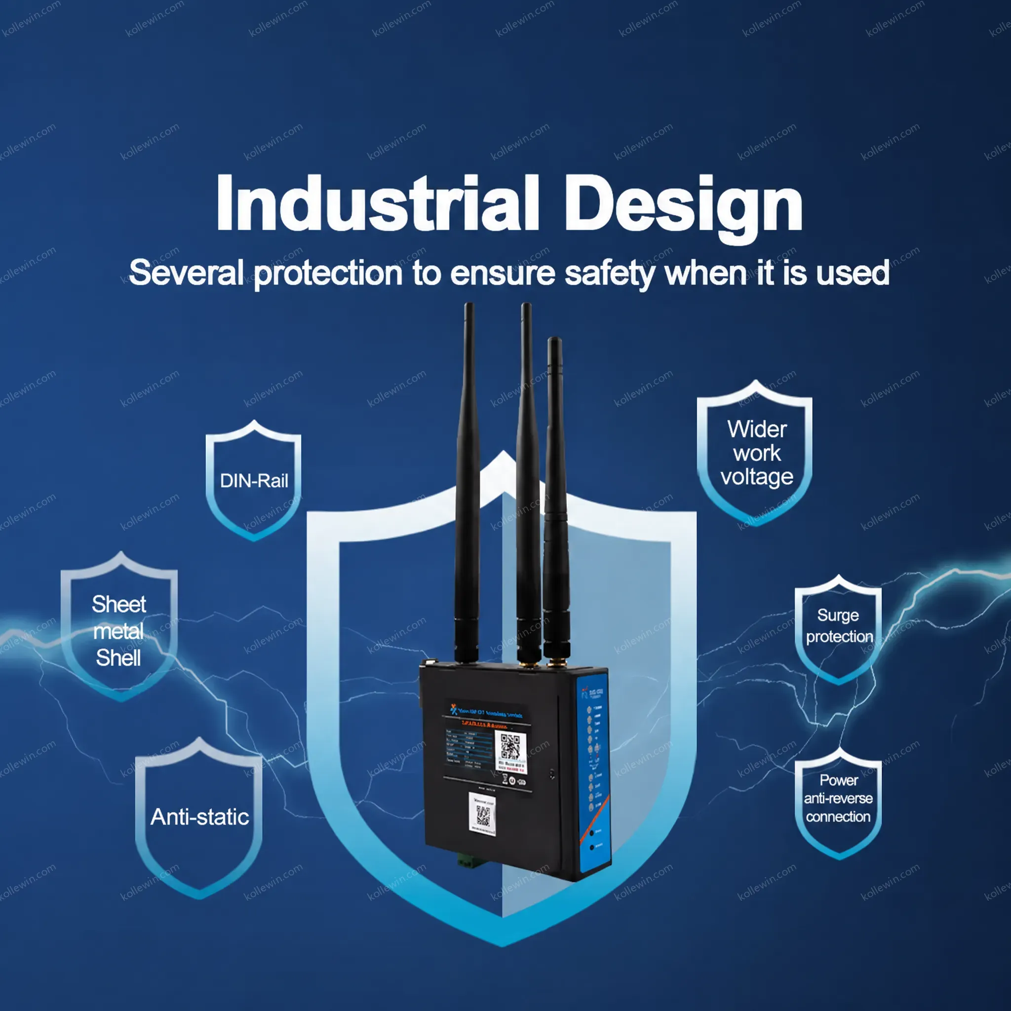 USR-G806-A North American Version Industrial IoT 4g Lte Router WiFi with OpenVPN Firewall ATT Certificate