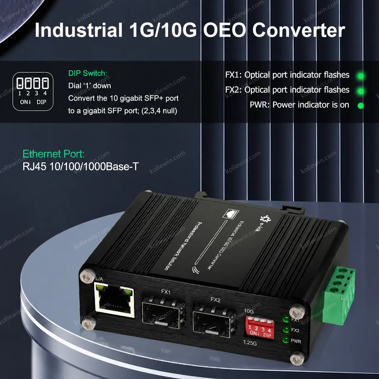 Extend & Clean 1G/10G Fiber Links with 3R OEO, Convert to Ethernet, Support DWDM/CWDM Networks