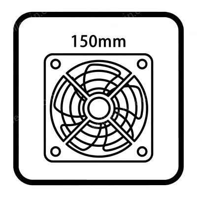 150mm ac fan