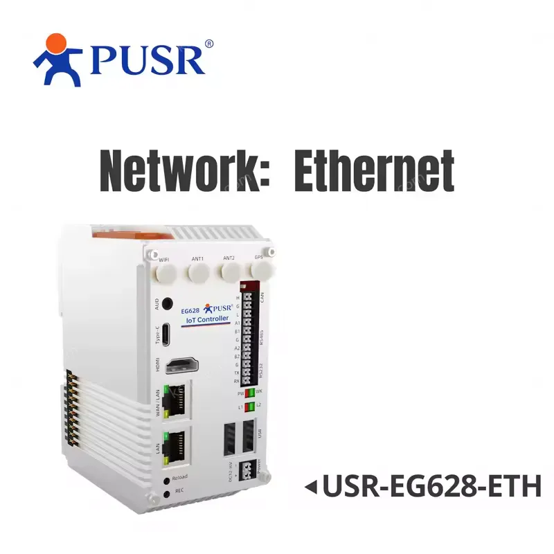 PUSR Expandable IoT Controller ARM Based Embedded Computer WukongEdge Application Edge Computing Industrial PC USR-EG628