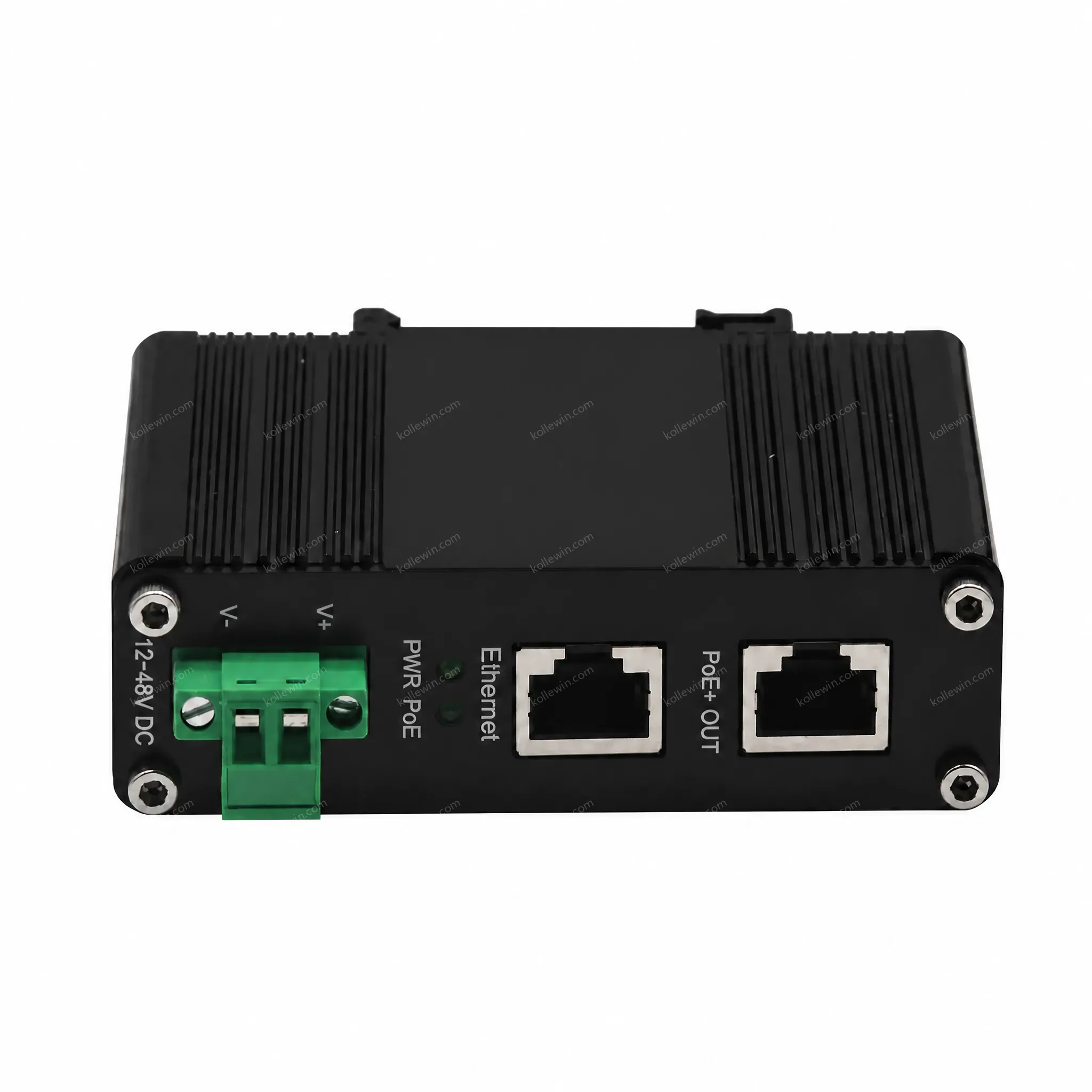 Industrial Gigabit PoE Injector IEEE802.3af at 30W PoE Standard for CCTV PD PoE Cameras 12~48V DC Power Input