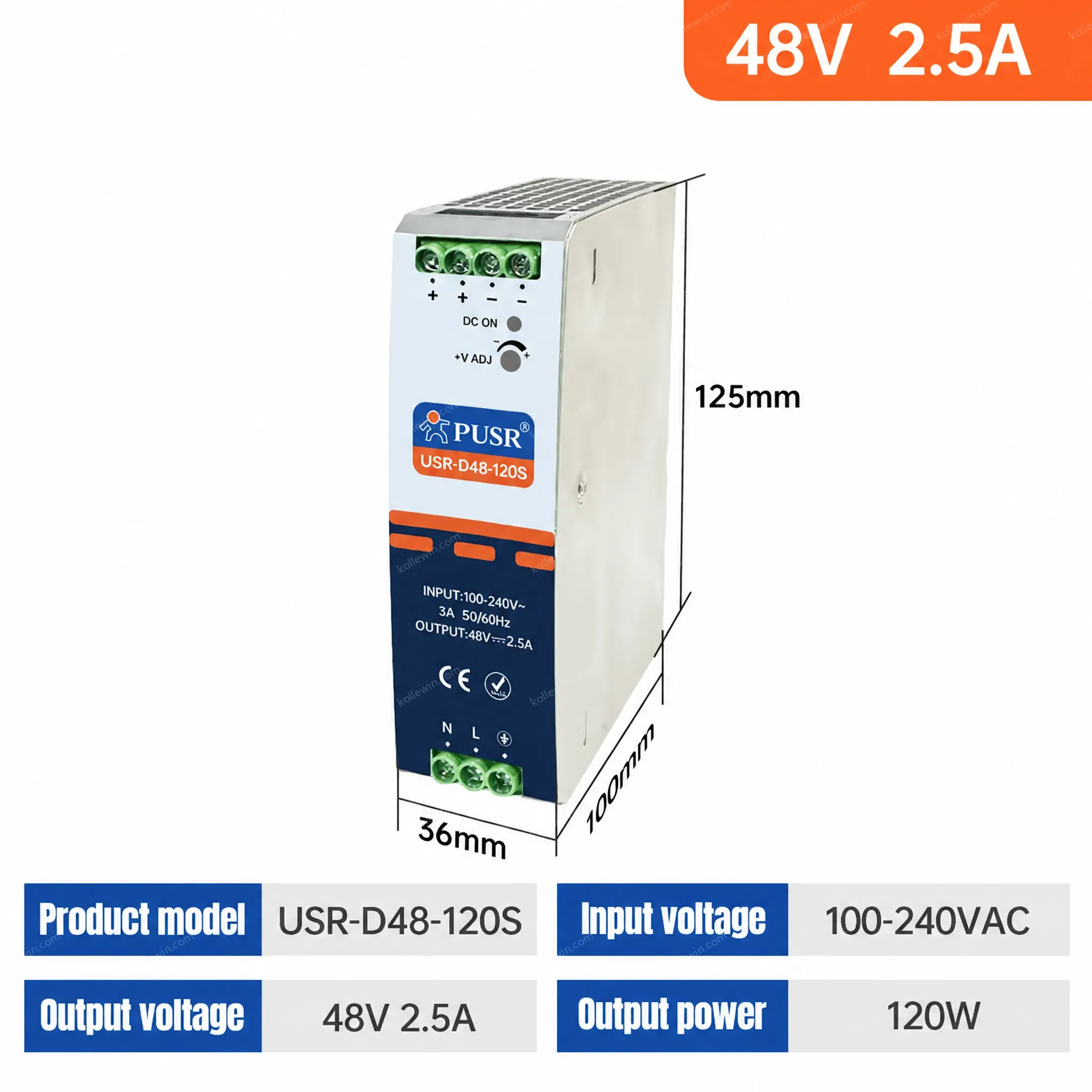 PUSR 5/8 Ports With 10/100/1000Mbps Gigabit Industrial Ethernet Switch Aluminum Housing Effective Cooling USR-ISG/ISF