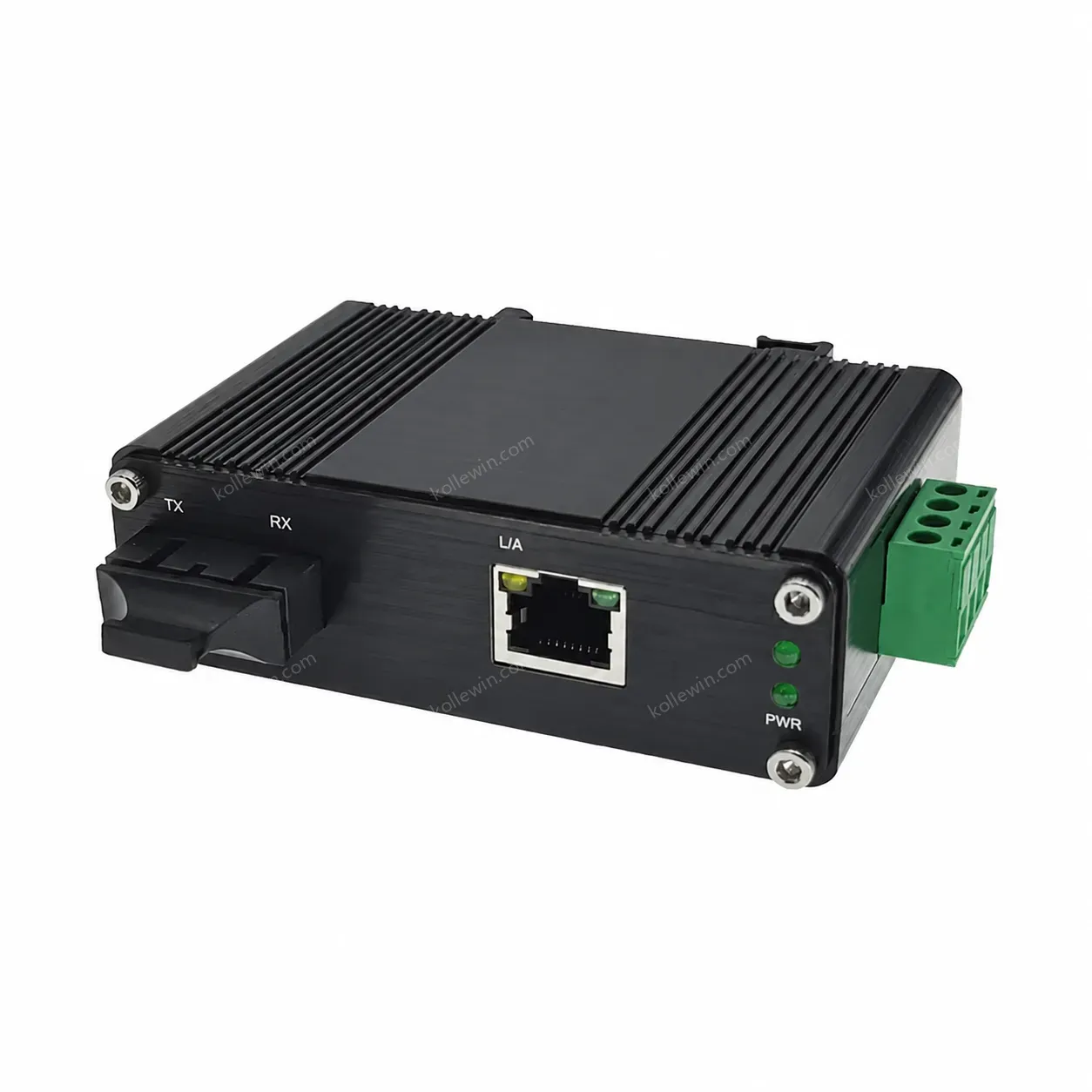 Mini Industrial Gigabit Copper to Fiber SC Media Converter for 10/100/1000BASE-T to 1000BASE-X