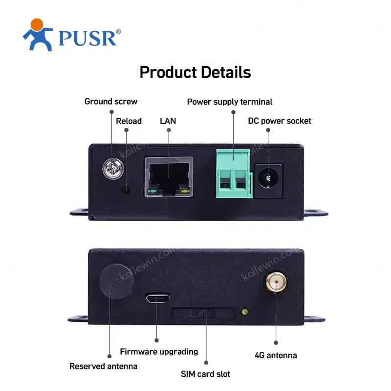 USR-G805-ECEUX M2m Vpn Industrial 4g Lte Cellular Router With Sim Card WiFi