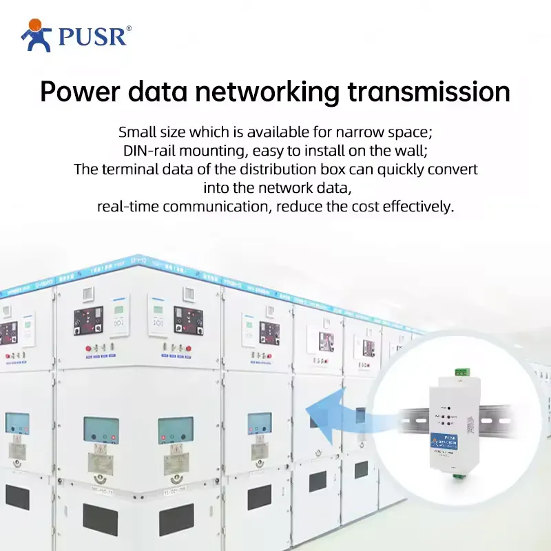 USR-DR302 Modbus Gateway Ethernet RS485 TCP IP Converter with Modbus RTU to Modbus TCP
