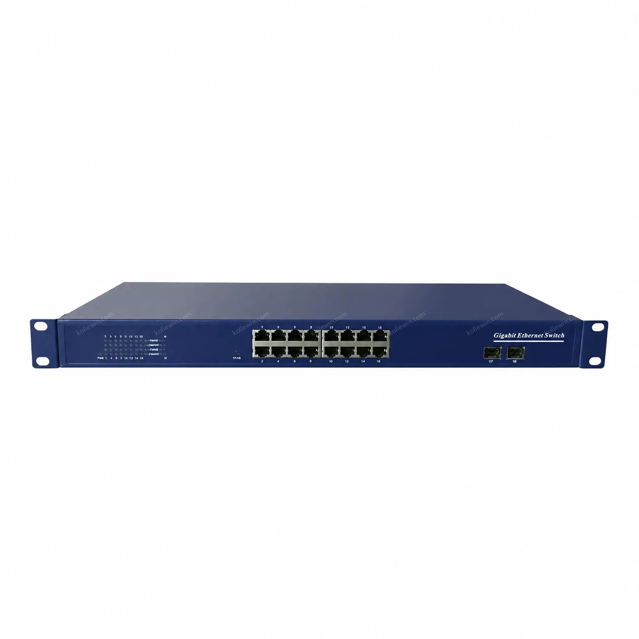 Factory Price 16-port 10/100/1000M Gigabit Switch with 2 SFP Slots for Networking