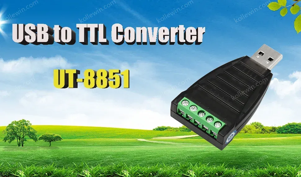 UOTEK USB to TTL Converter USB2.0 Conversion Adapter Universal Level 5V Connector UT-8851