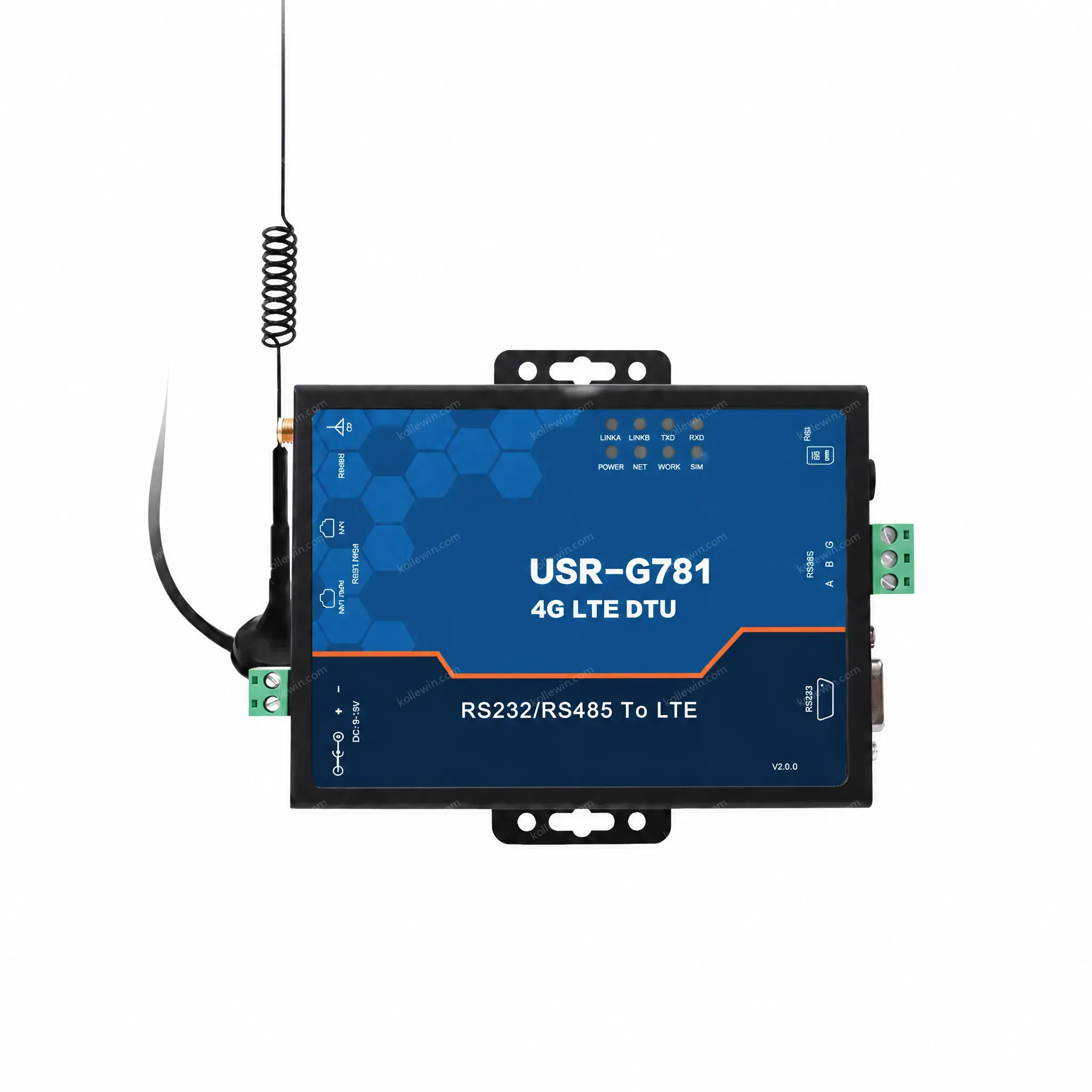 USRIOT USR-G786-E Industrial Serial Cellular 4G LTE Modem Wireless Router Network with 2-Year Warranty RS232/RS485 Interface