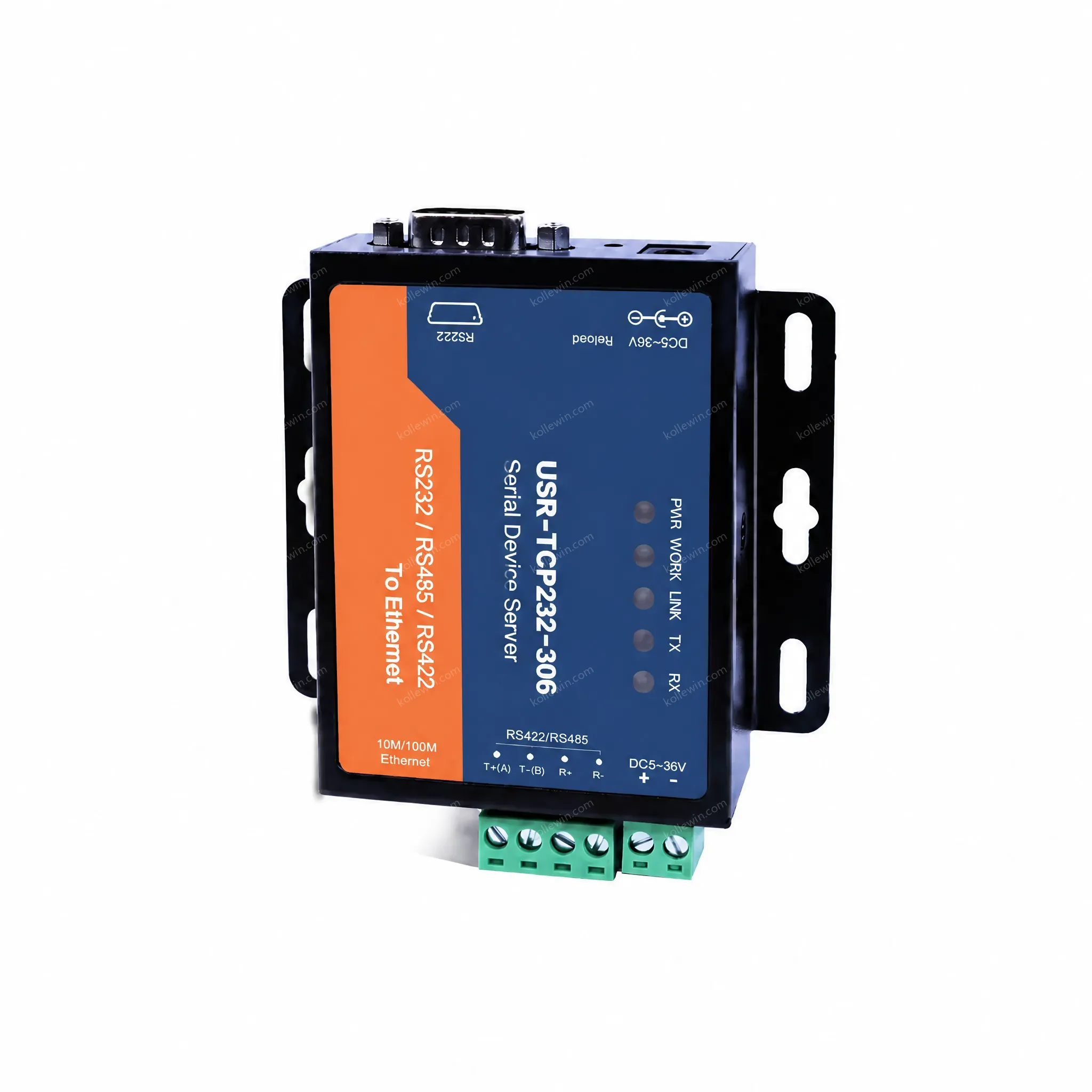 USR-TCP232-306 Cost-effective Modbus Gateway Modbus RTU to TCP RS232 RS485 to Ethernet Serial Device Server