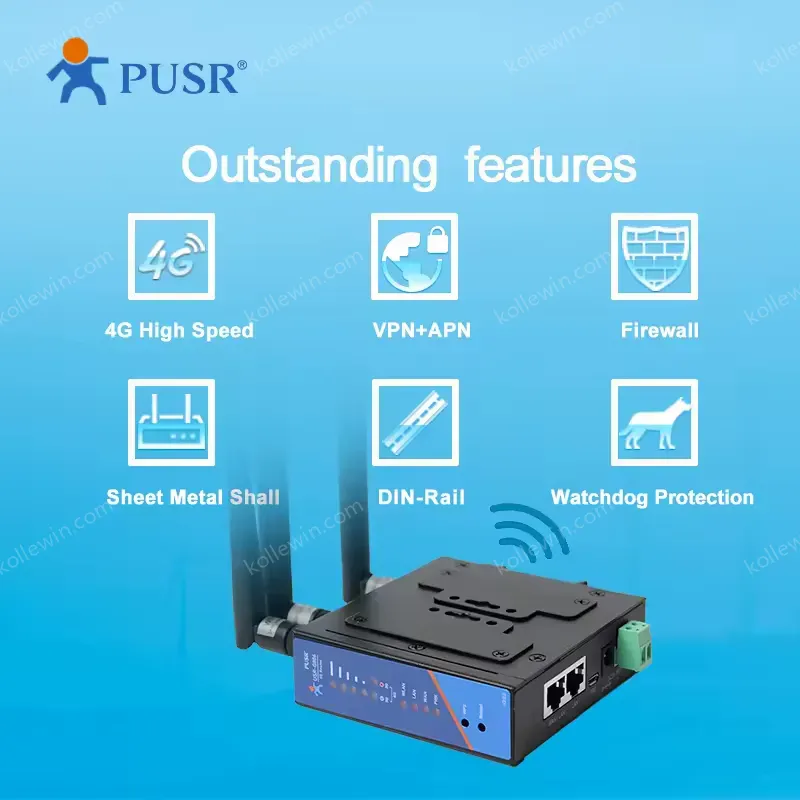 USR-G806-A North America(AT&T) 4G LTE Industrial Cellular VPN Router Wireless Wifi Router With Sim Card OpenVPN
