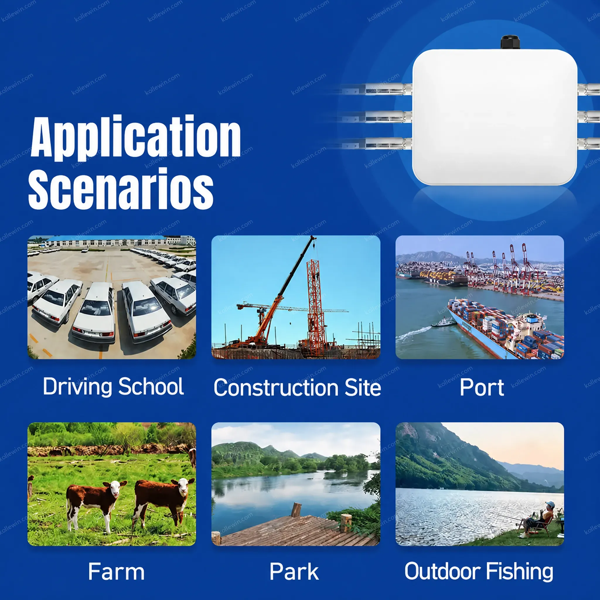 PUSR Outdoor WiFi6 AX7800 Tri-band Ceiling AP Qualcomm Core 27dBm TX Power External Antennas IOT AP530X