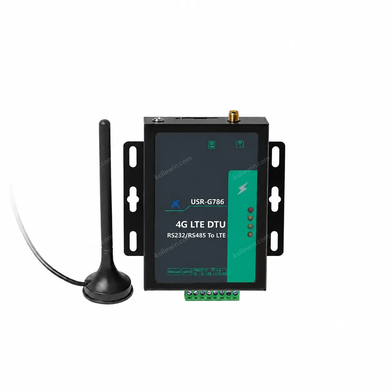 USR-G786-G Global Frequency RS485 RS232 Serial to 4G LET M2M Cellular Modem with Global Bands