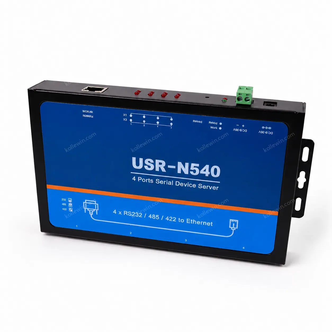 USR-N540 Modbus RTU to Modbus TCP 4 serial port rs232 to ethernet converter with SSL/TSL MQTT