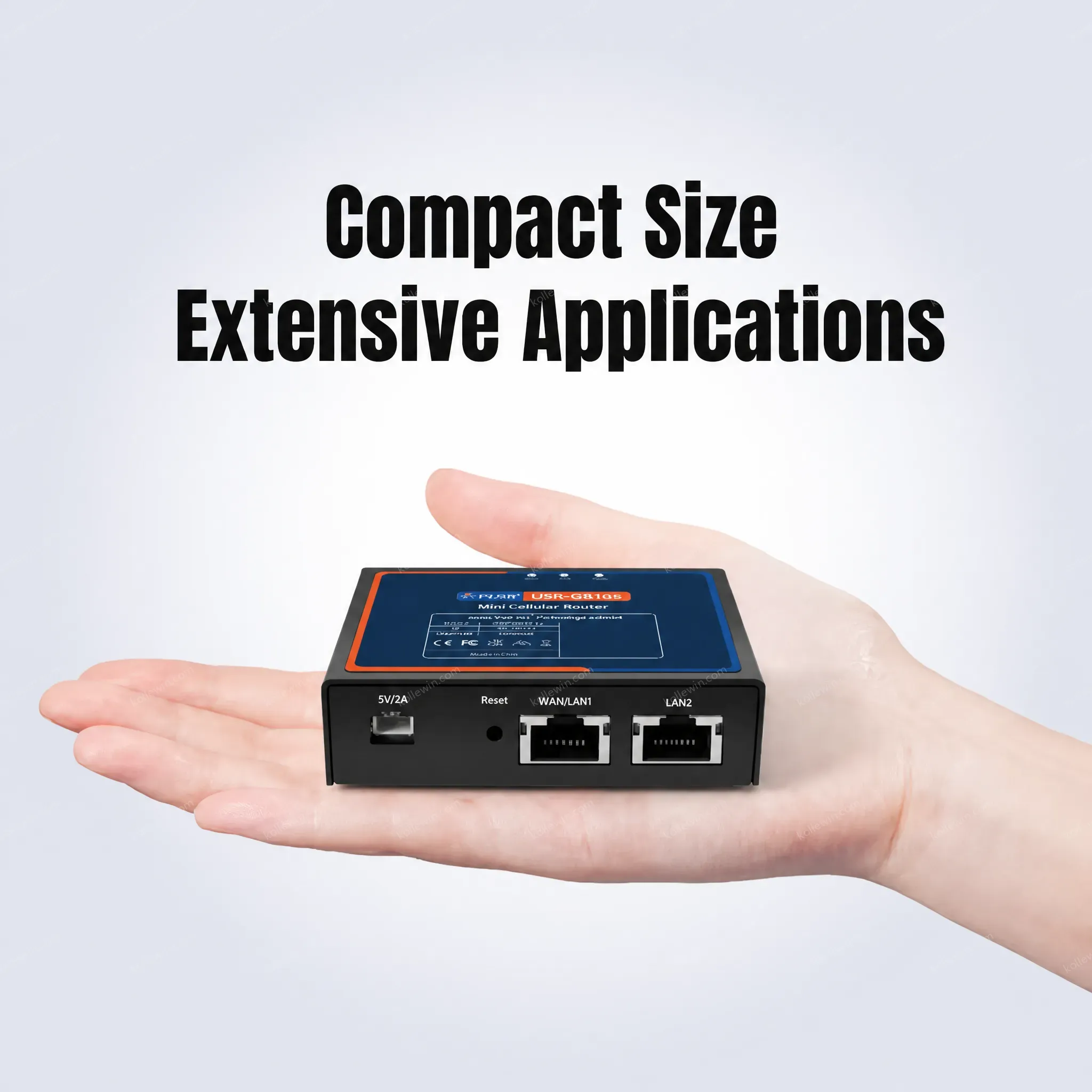 PUSR 4G LTE Cat1 Router Global Frequency Band OpenVPN/Ipsec/GRE VPN Protocol DDOS protection Industrial Cellular Router DR185s-G