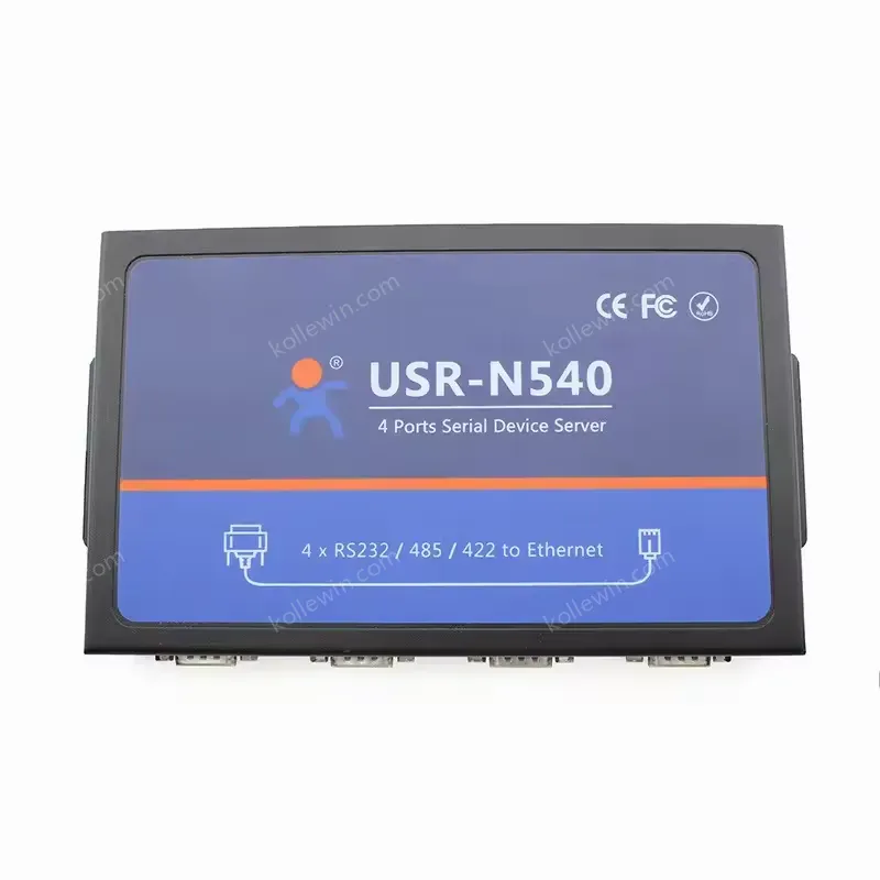 USR-N540 Serial Ethernet Converter Four Serial Port RS232 RS485 RS422 to Ethernet Converter