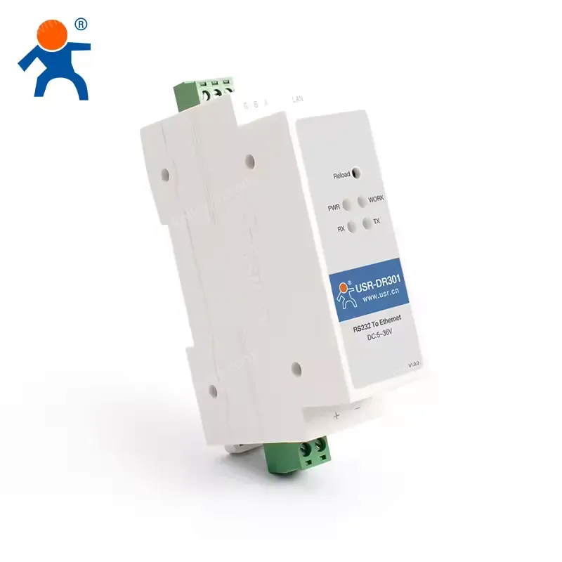 USR-DR301 Terminal Type RS232 Serial to Ethernet Converter Support Modbus RTU to Modbus TCP