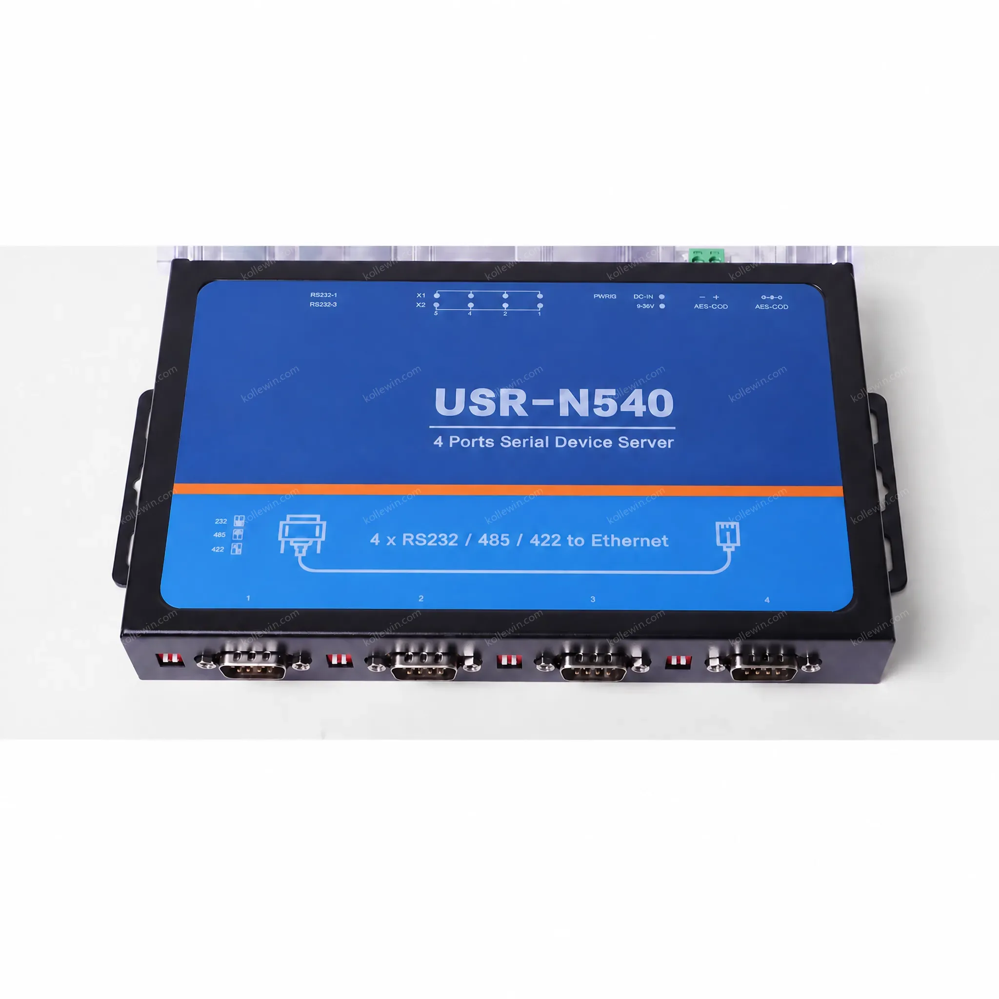 N540 RJ45 to Serial Port RS232 RS485 RS422 to Ethernet Converter Built-in Webpage Supported