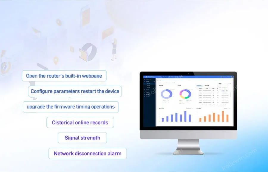 PUSR Industrial Cellular Wireless Router WiFi ethernet 4g Lte VPN With Sim Card telemanagement Qualcomm cellular module USR-G805
