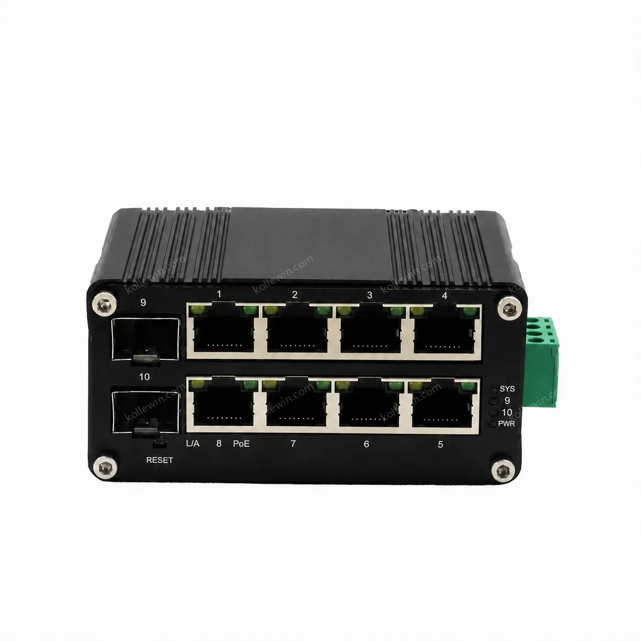 Mini Industrial Web Managed 8 Port PoE + 2 Port SFP Ethernet Switch for Smart CCTV Solar Networking