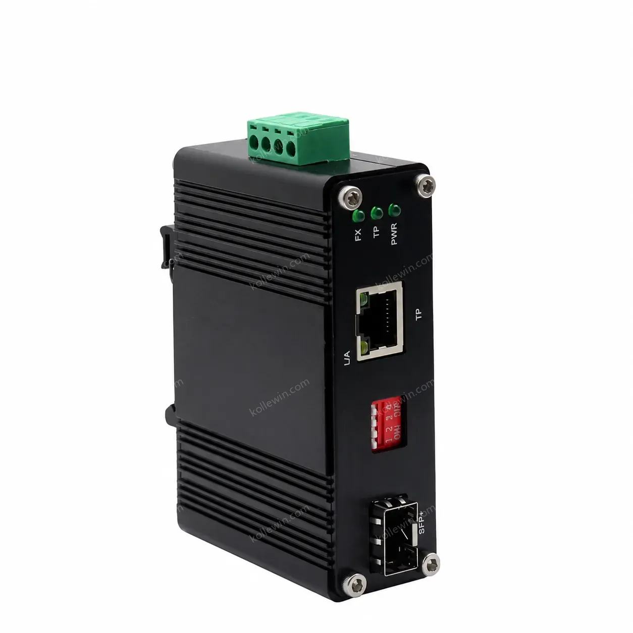 10G Fiber Media Converter 10G 5G 2.5G 1G 100M Copper to 10GBASE-X SFP Din Rail Industrial Fiber Ethernet Media Converter