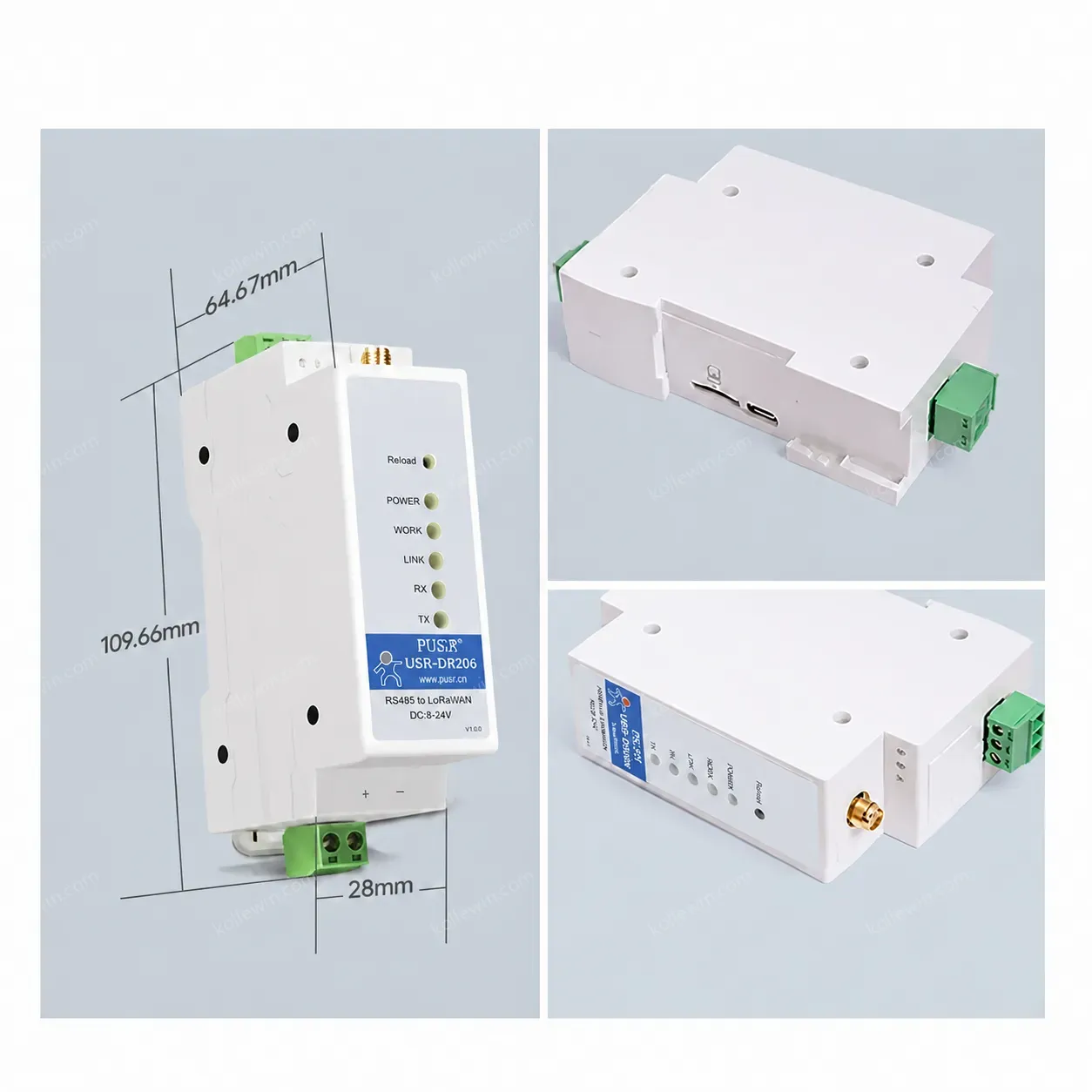 PUSR RS485 to LoRaWAN Converter Standard Activation Methods OTAA and ABP USR-DR206/DR216