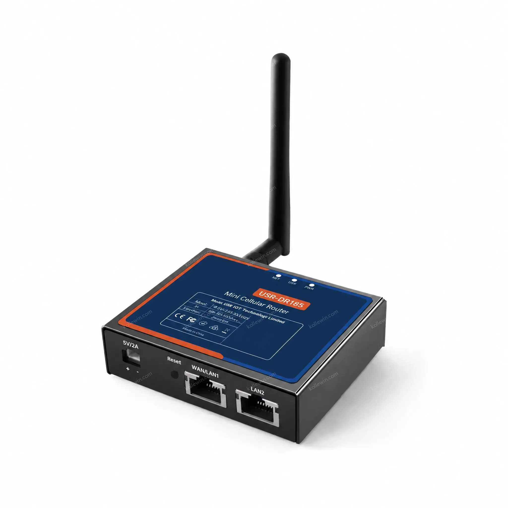 PUSR 4G LTE Cat1 Router Global Frequency Band OpenVPN/Ipsec/GRE VPN Protocol DDOS protection Industrial Cellular Router DR185s-G