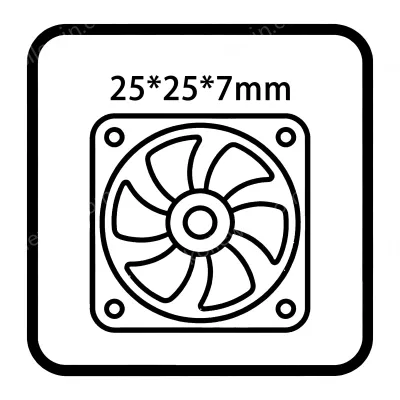 25*25*7mm