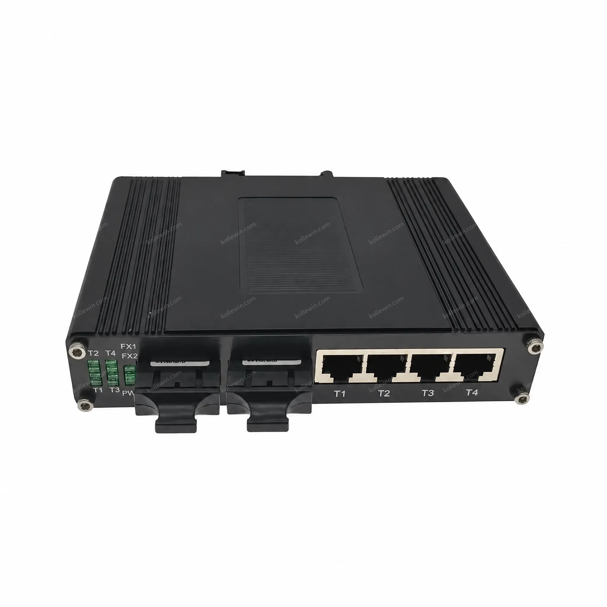 Industrial 4-Port 10/100/1000T 802.3at PoE + 2-Port 1000BASE-X Ethernet Switch