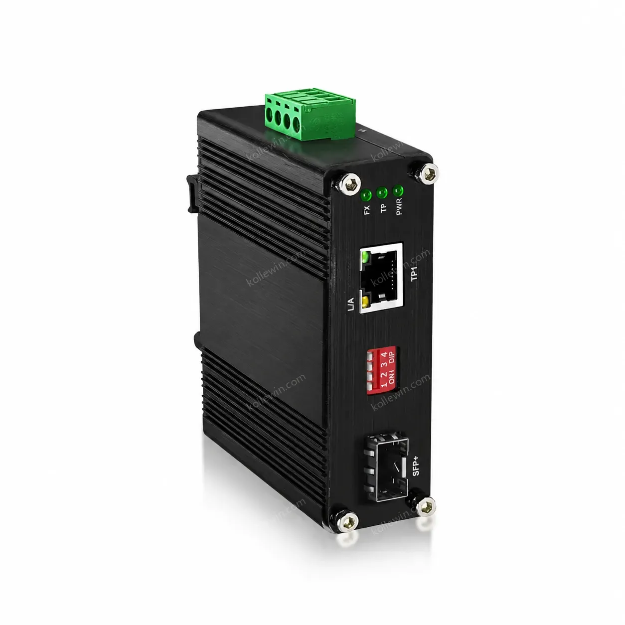 Future-Proof 10G Media Converter, Auto-Negotiation from 100M to 10G, Industrial Grade, Flexible SFP+ Module for Fiber Uplink