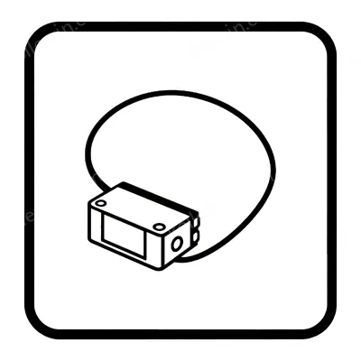 Square photoelectric sensor