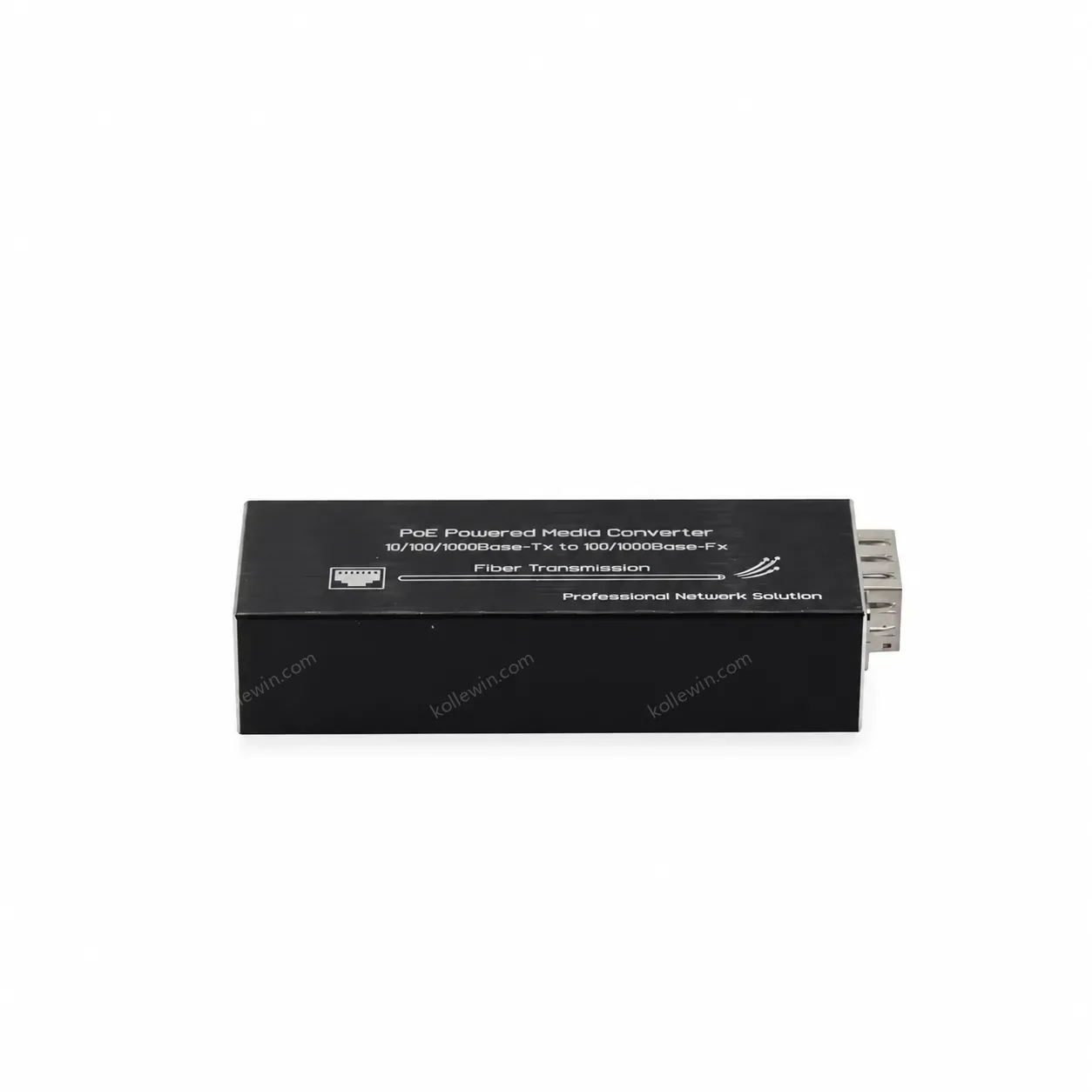 10/100/1000Mbps Ethernet to SFP PoE Fiber Media Converter, DC 5~15V (Type-C) or Powered by IEEE802.3at PoE Injector / PoE Switch