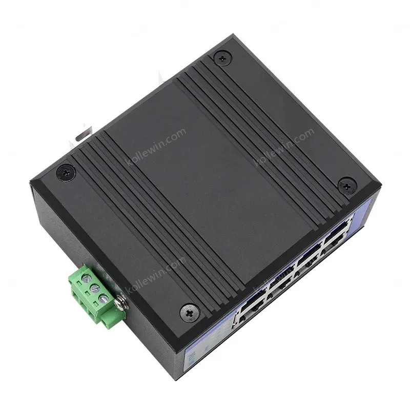 UOTEK 1000M UT-6408GC Industrial Ethernet Switch 8-Port RJ45 Network Unmanaged DIN-Rail Full/Half Duplex Gigabit Plug & Play