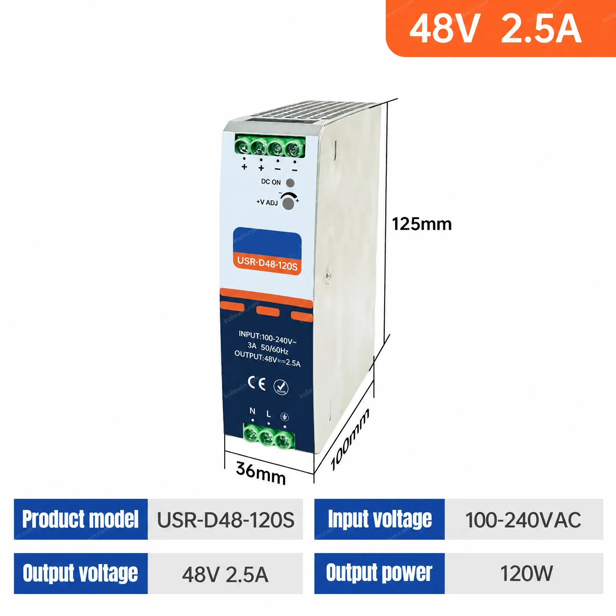PUSR Ethernet Switch 5/8 Ports Gigabit 10/100/1000Mbps IP40 Protection Grade QoS -40~+85 USR-ISG/ISF