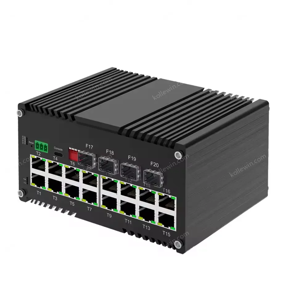 Advanced L2+ Managed 16-Port Gigabit and 4-Port 1000X SFP Industrial Ethernet Switch for High-Density Connectivity