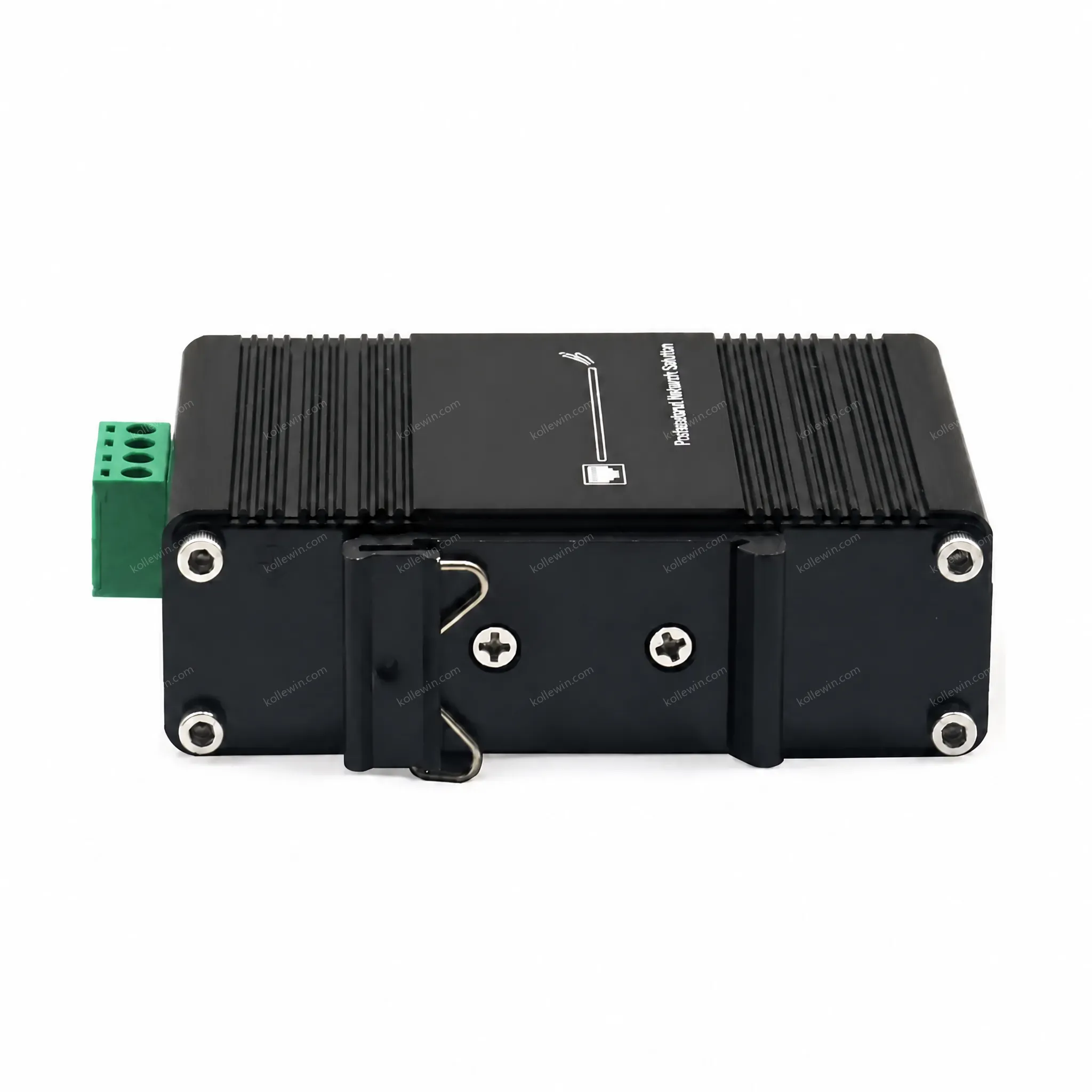 Elink Mini Industrial 1-Port 100/1000X SFP to 1-Port 10/100/1000T 90W PoE++ Media Converter LNK-IMC3012P90-SFP