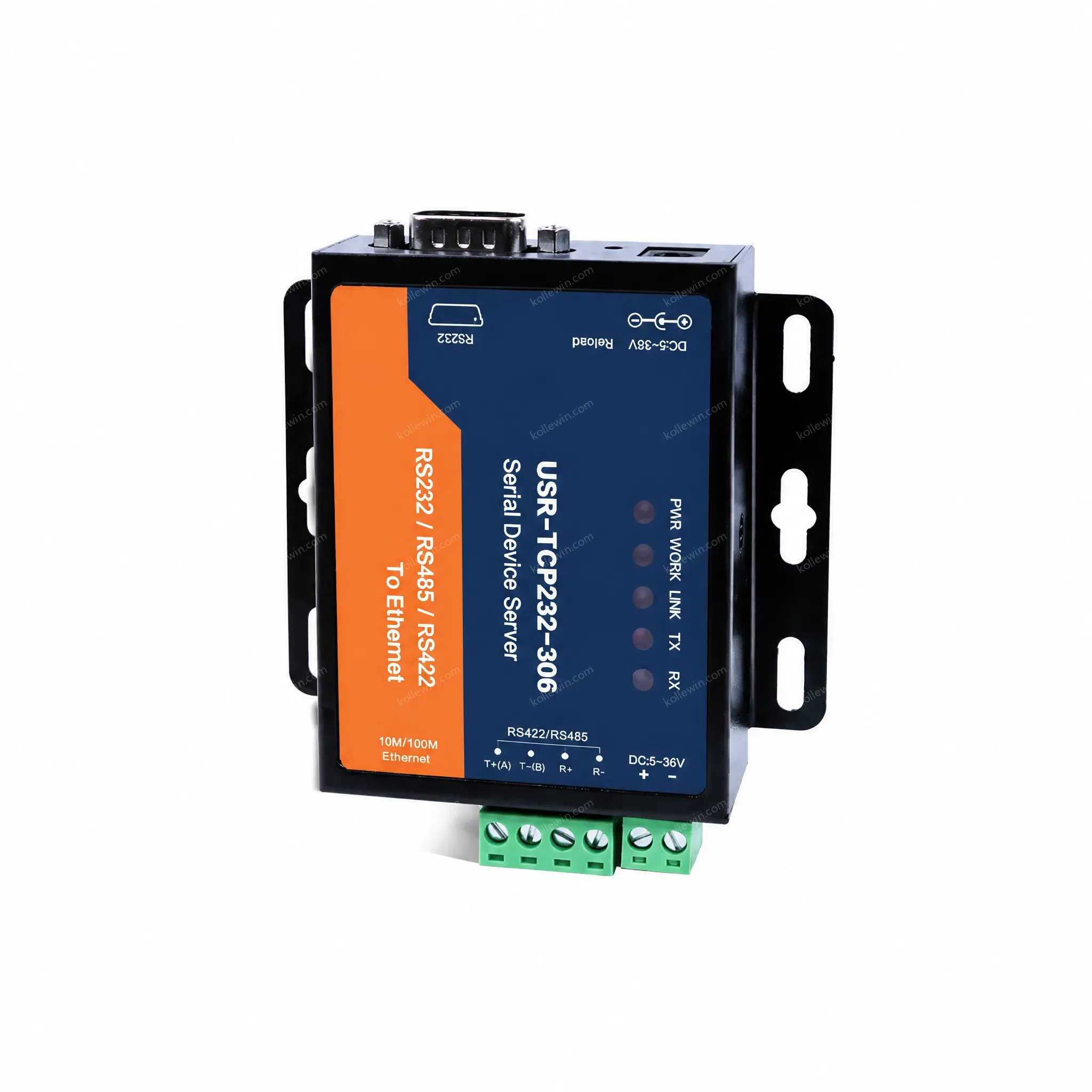 USR-TCP232-306 Cost-effective Modbus Gateway Modbus RTU to TCP RS232 RS485 to Ethernet Serial Device Server