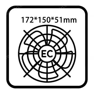 172*150*51mm