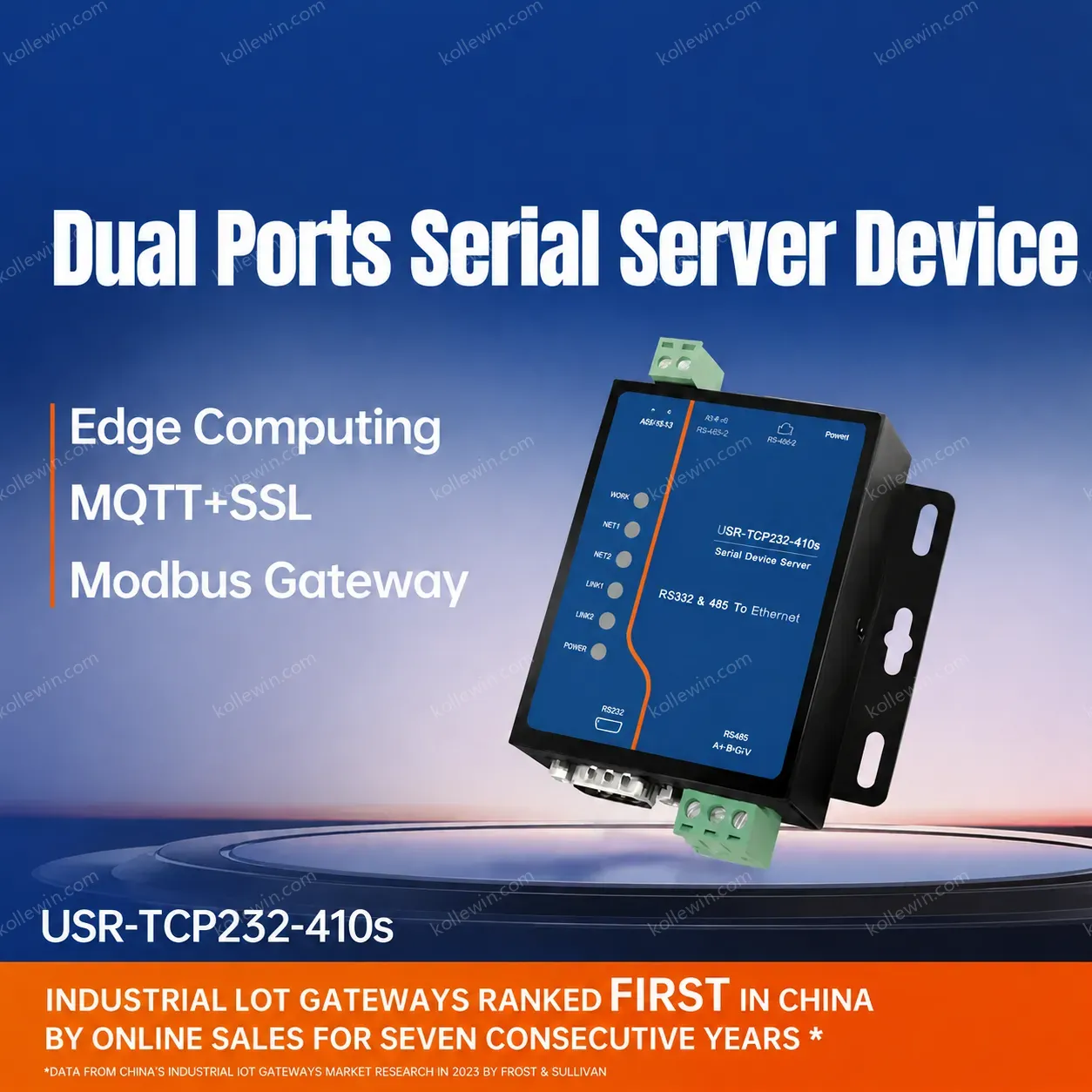 PUSR Modbus TCP to Modbus RTU Gateway Serial RS232 RS485 to Ethernet Edge Computing MQTT IoT USR-TCP232-410S-H7
