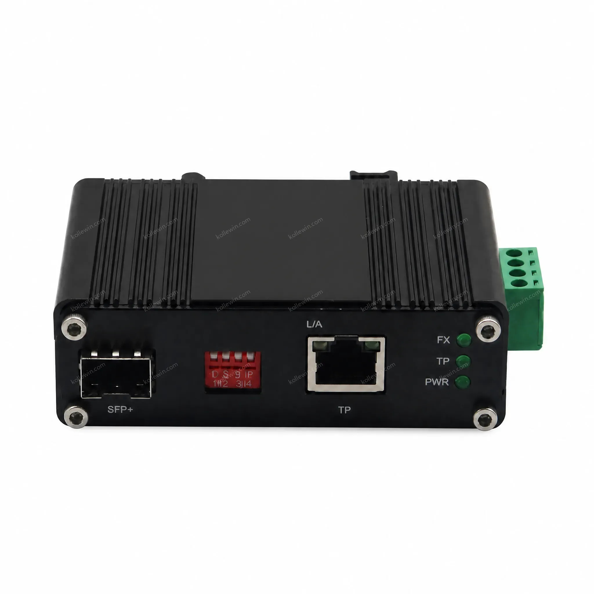 10G Fiber Media Converter 10G 5G 2.5G 1G 100M Copper to 10GBASE-X SFP Din Rail Industrial Fiber Ethernet Media Converter