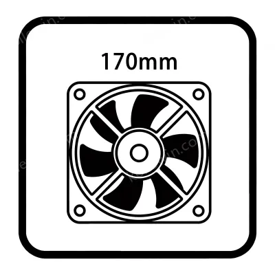 170mm dc fan