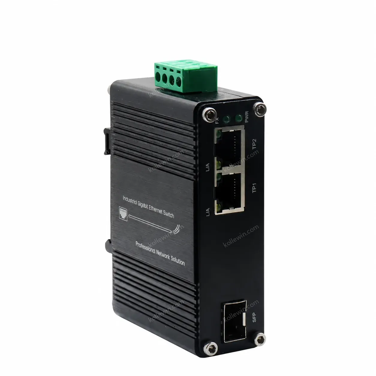 Industrial 2.5G Media Converter 10/100/1000/2500M to SFP+ Fiber Converter Metal Case for 5G Base Station CCTV Network